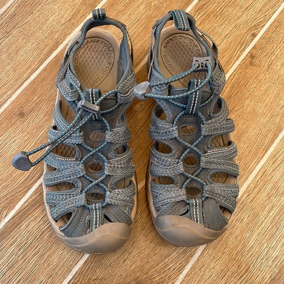 Keen Shoes - Women’s Keens Whisper Closed Toe Water Sandals.  Size 8